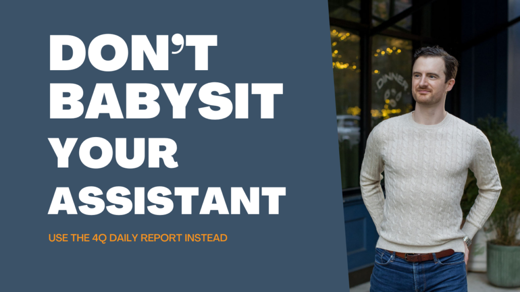 Boost Productivity and Build Trust: The Power of the Four Question Daily Report